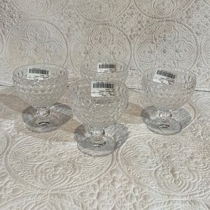 Villeroy‎ & Boch champagne/tall sherbet glasses, new